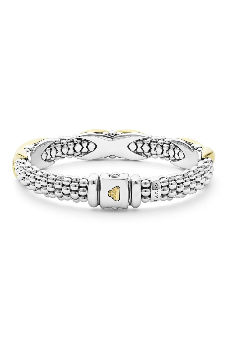 Embrace Station Bracelet, Alternate, color, SILVER