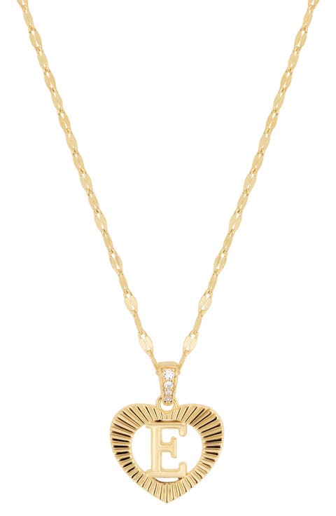 Modern Muse Love Initial Necklace