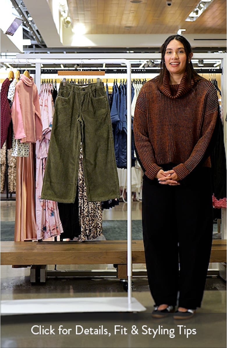 Kids' Wide Leg Corduroy Pants, sales video thumbnail