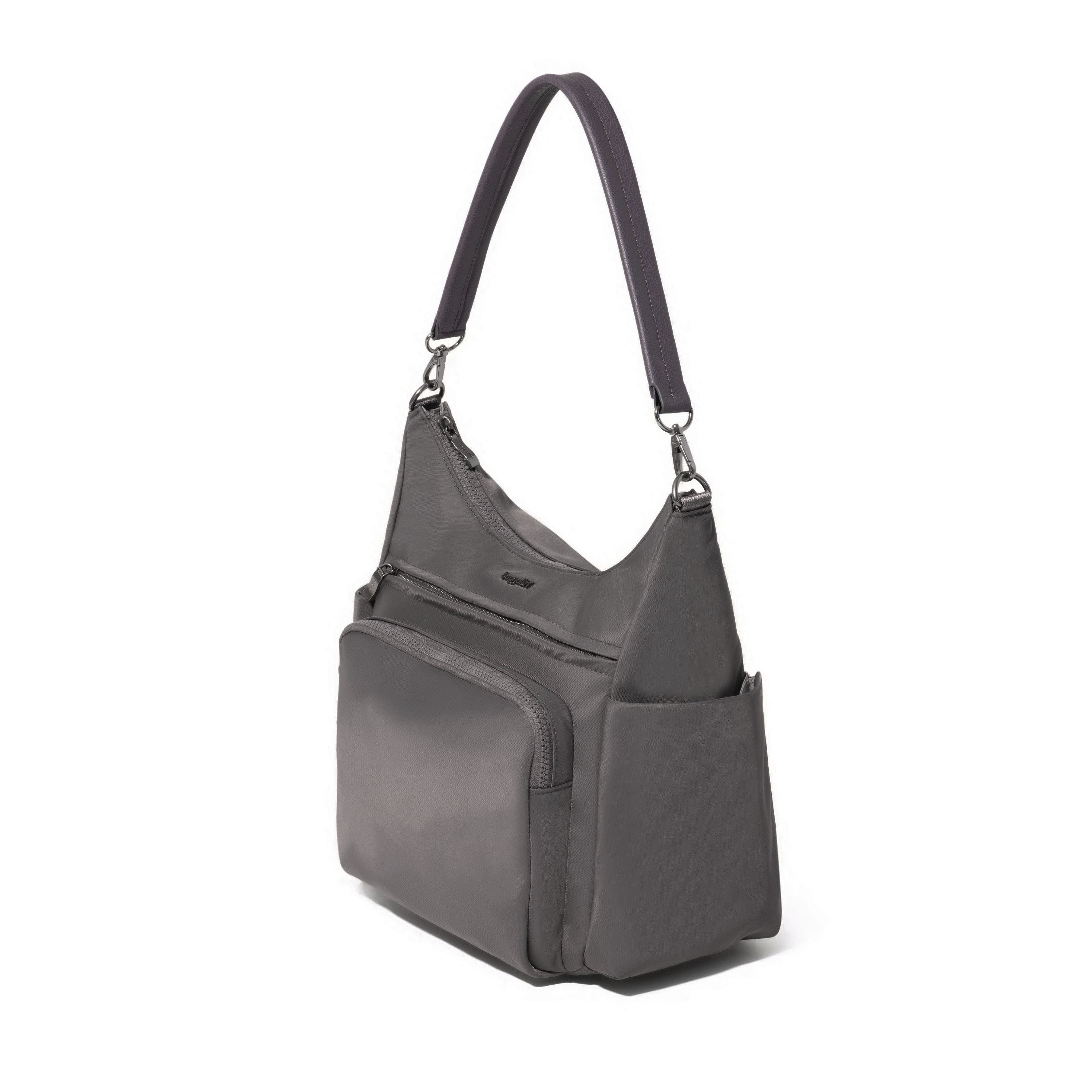 BAGGALLINI Nolita Convertible Hobo, Alternate, color, Smoke Twill