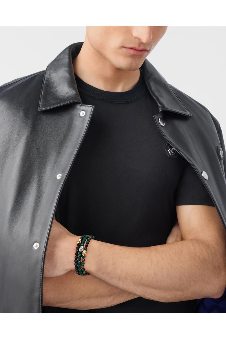 Bracelet Plein Icon Chain Men, Alternate, color, green