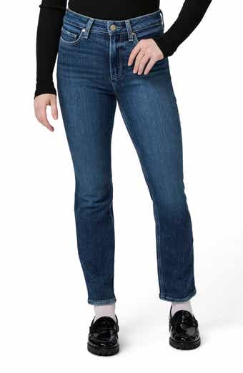 Cindy High Waist Ankle Straight Leg Jeans
