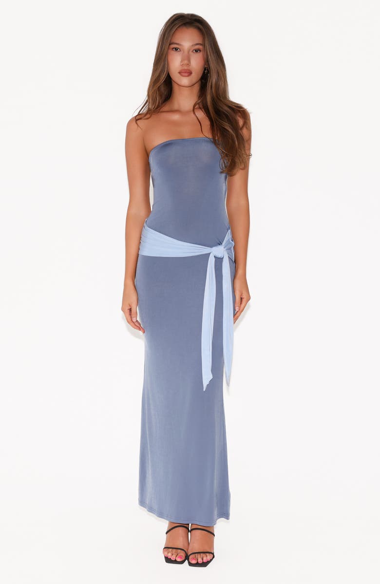Tiger Mist Tove Strapless Maxi Dress, Alternate, color,