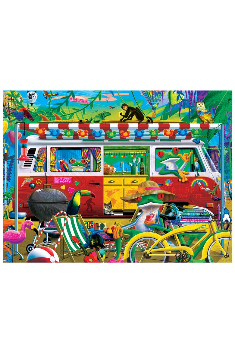 Van Life 300 Piece Jigsaw Puzzle, Alternate, color, Multicolor