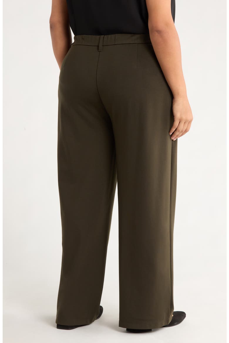 High Waist Wide Leg Pants, Alternate, color, WOODLAND