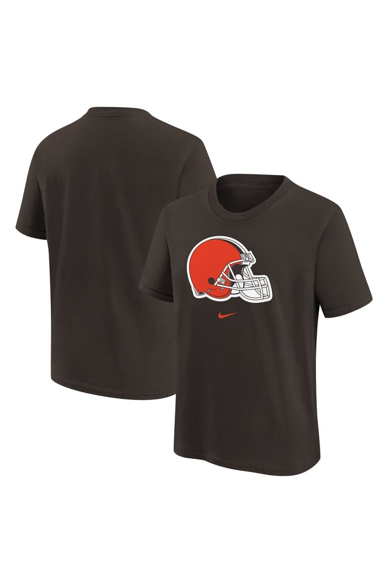 Youth Nike Brown Cleveland Browns Logo T-Shirt, Main, color, Brown