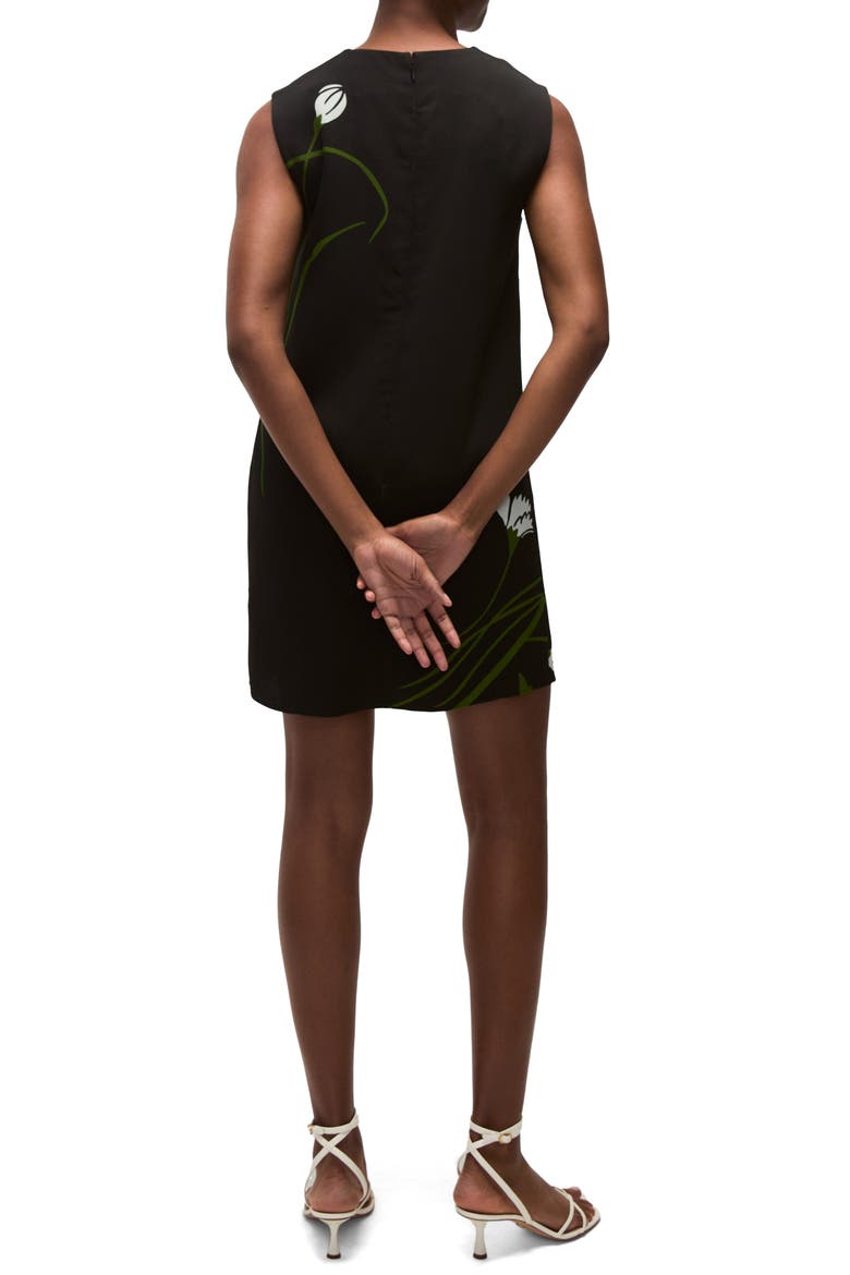 Cromwell Floral Print Shift Dress, Alternate, color, BLACK MULTI