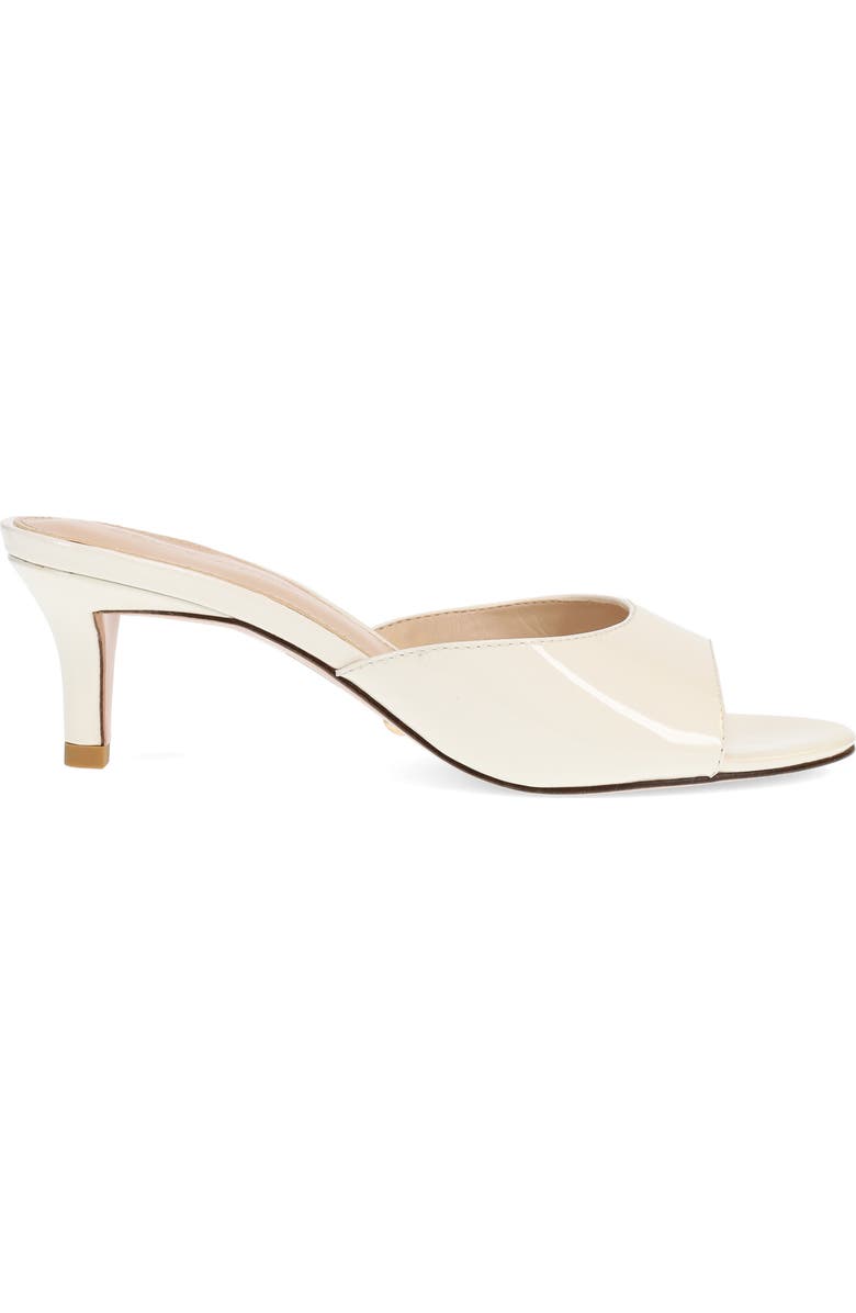 Pelle Moda Balin Kitten Heel Slide Sandal, Alternate, color, White