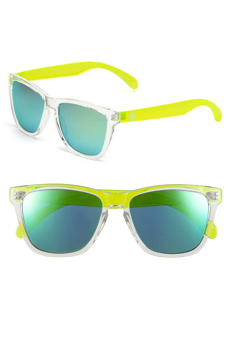 Original 53mm Polarized Sunglasses, Alternate, color, CLEAR / LIME