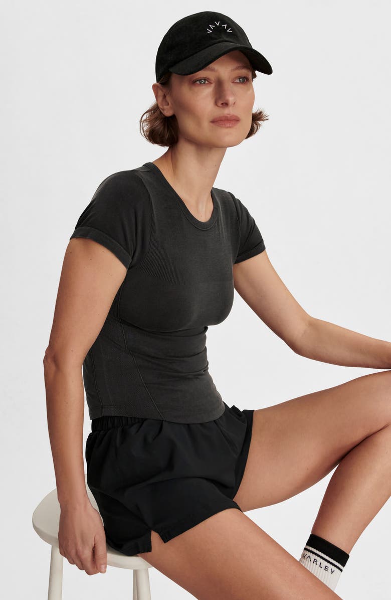 Varley Casper Seamless T-Shirt, Alternate, color, Black