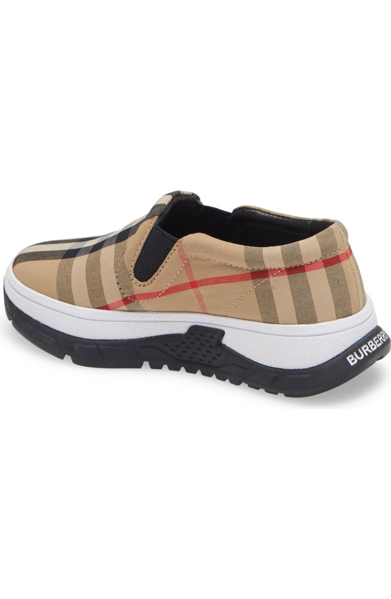 Burberry Brety Check Slip-On Sneaker, Alternate, color,