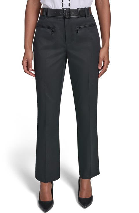 Mid Rise Belt Pants