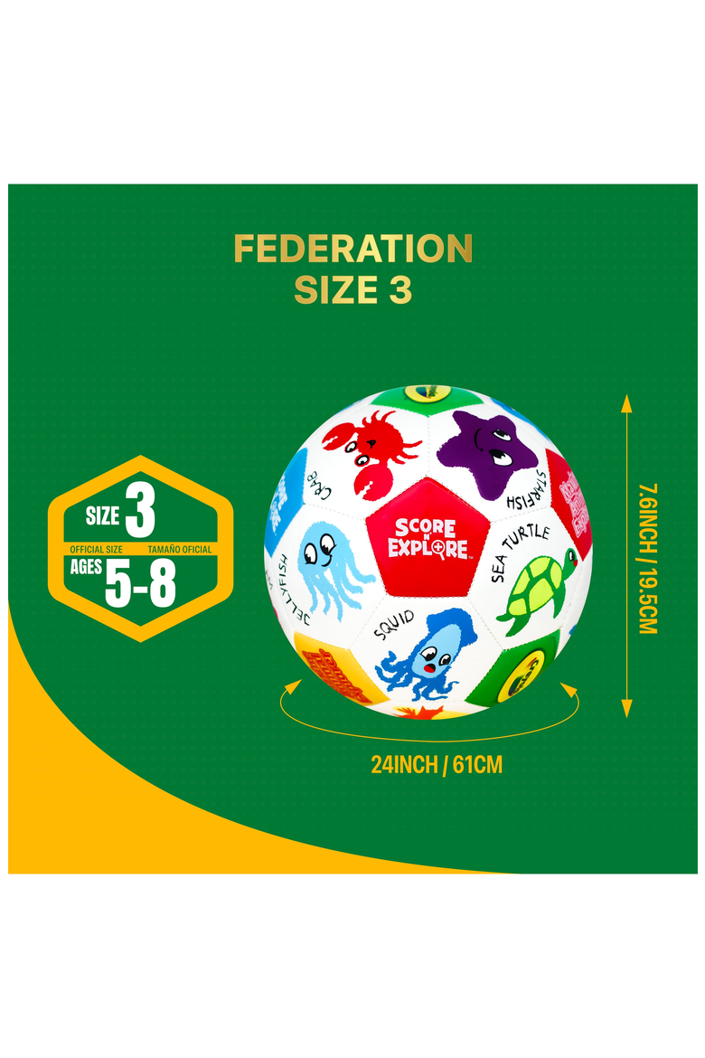 Marine Animal Soccer Ball, Alternate, color, Marine Animal