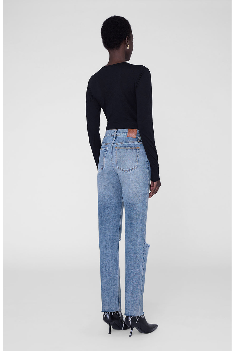 Sylvie Long Sleeve Tee, Alternate, color, Black