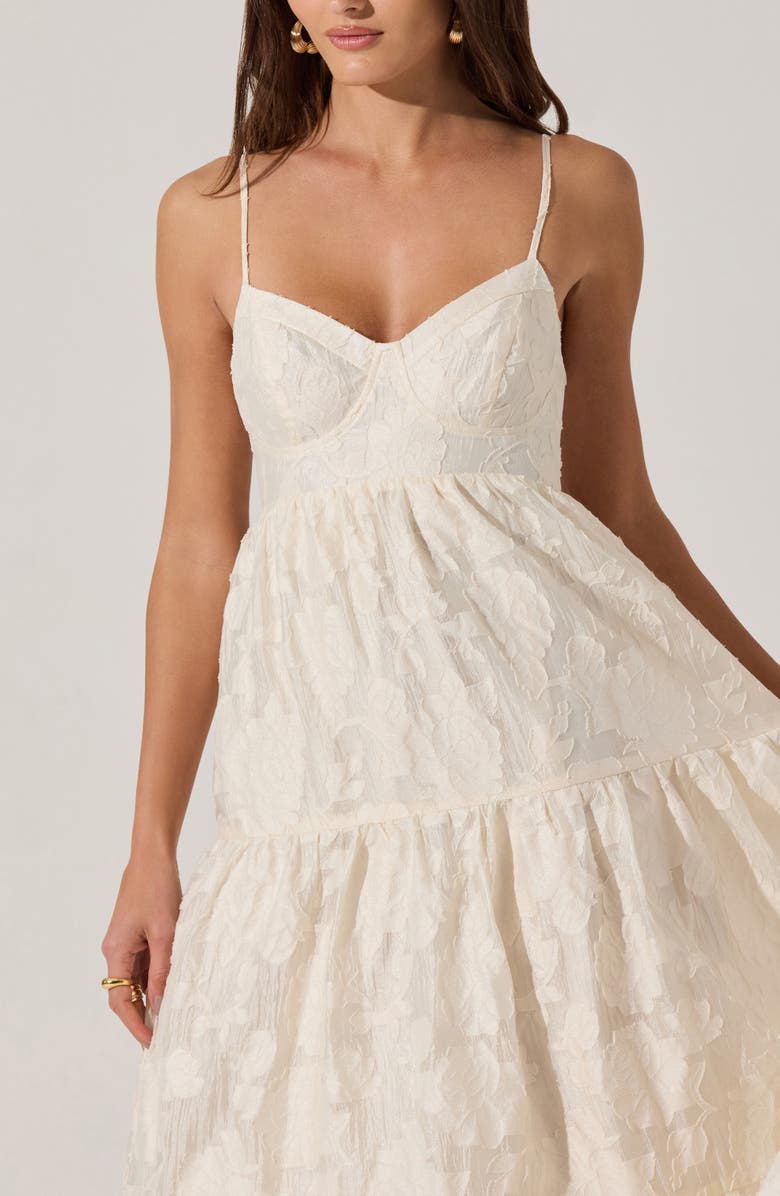 ASTR the Label Floral Chiffon Tiered Maxi Dress, Alternate, color,