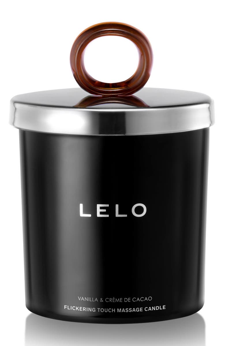 LELO Flickering Touch Massage Candle, Main, color, Vanilla Cacao