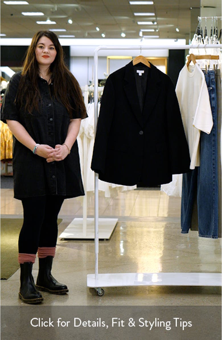 Oversize Grandad Blazer, sales video thumbnail