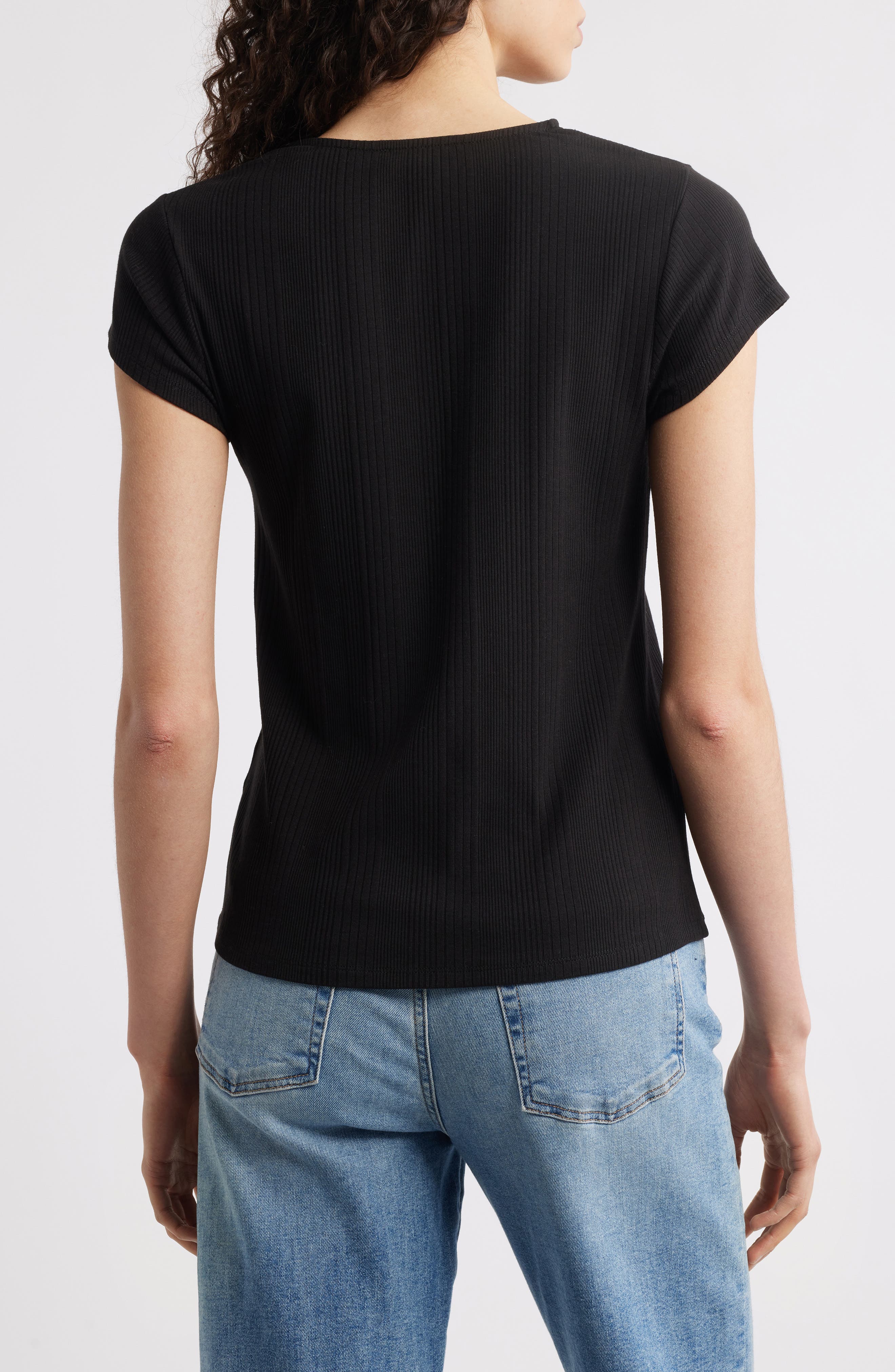 Variegated Rib Knit Top - image 2