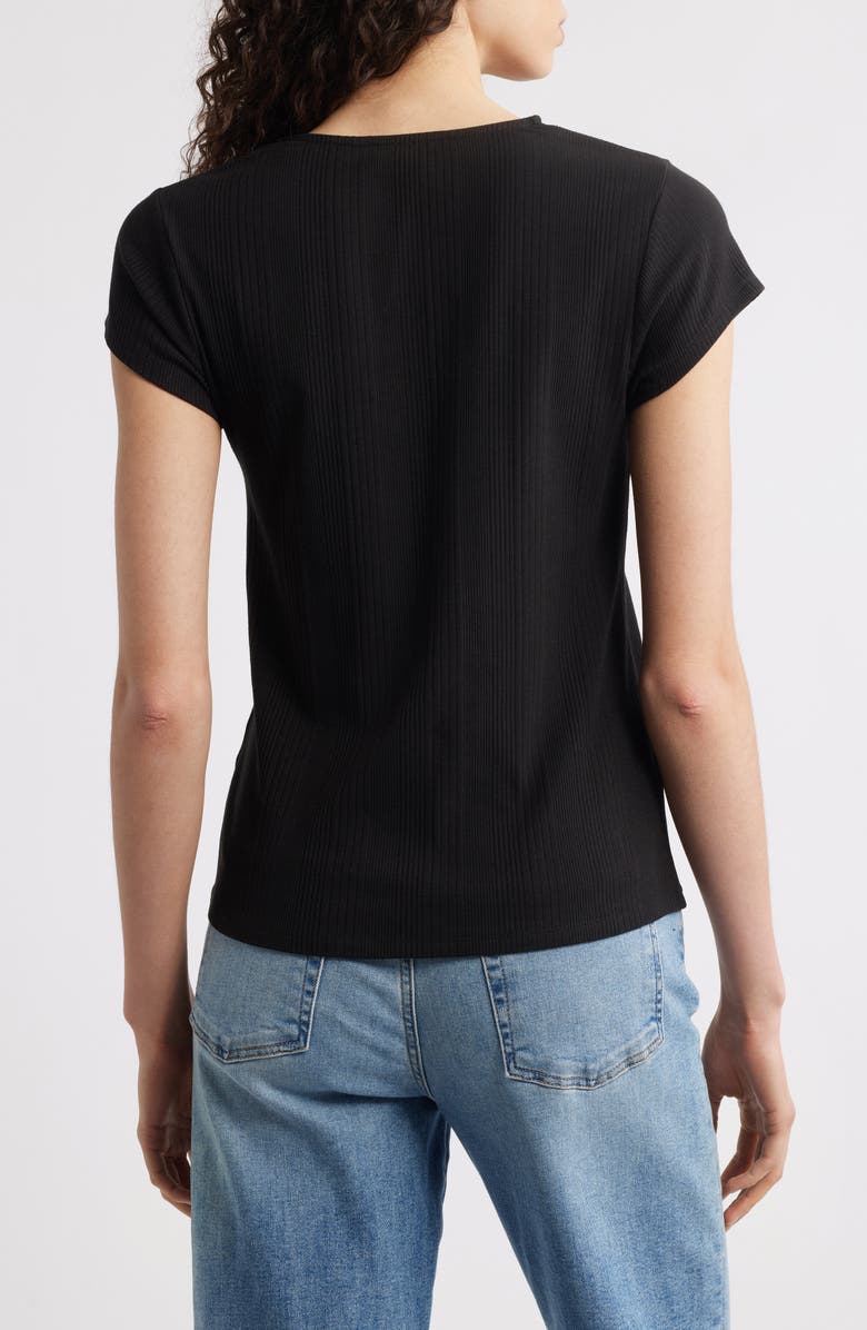 Wit & Wisdom Variegated Rib Knit Top, Alternate, color,