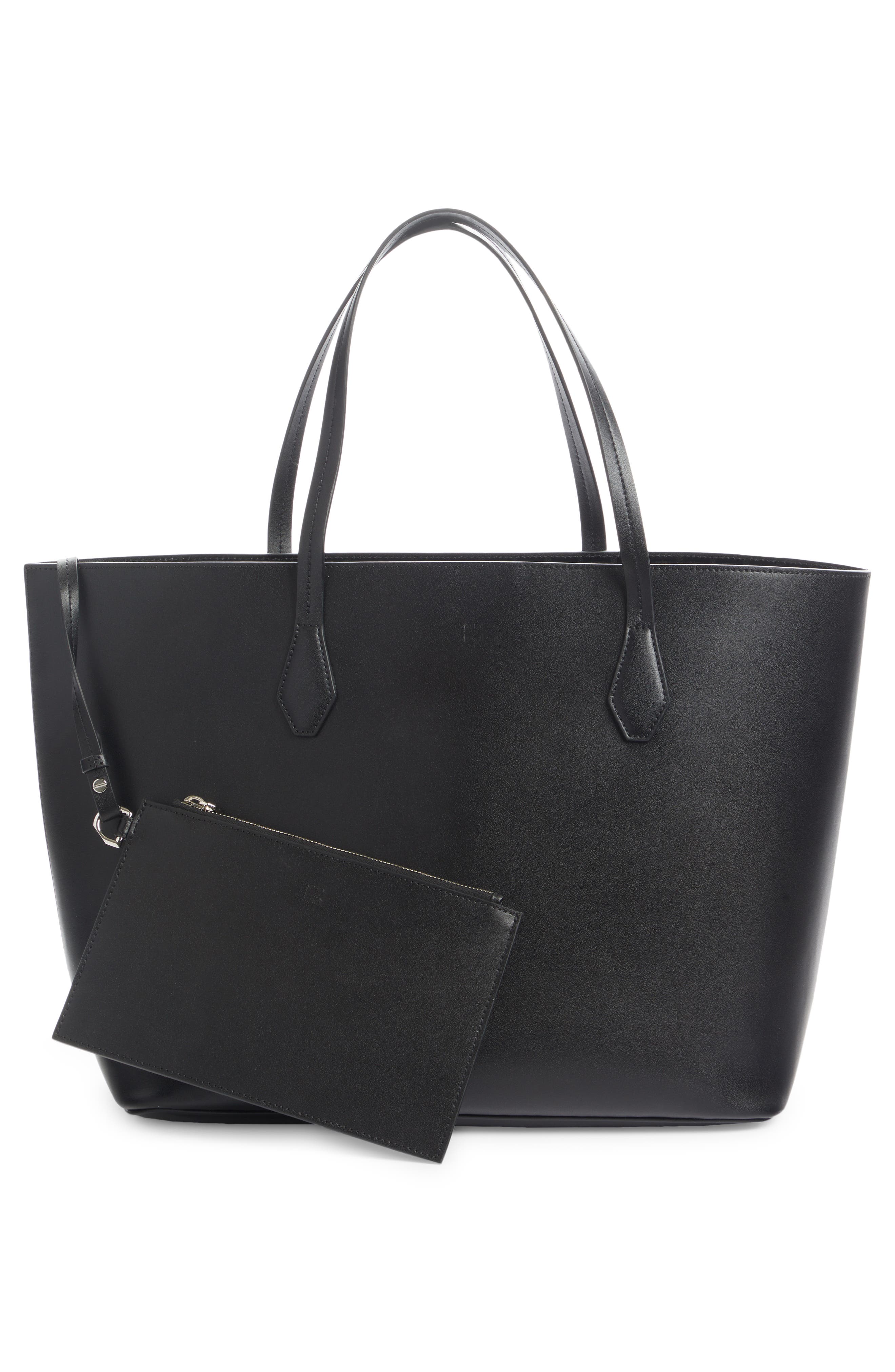 Givenchy Leather Shopper, Alternate, color, 