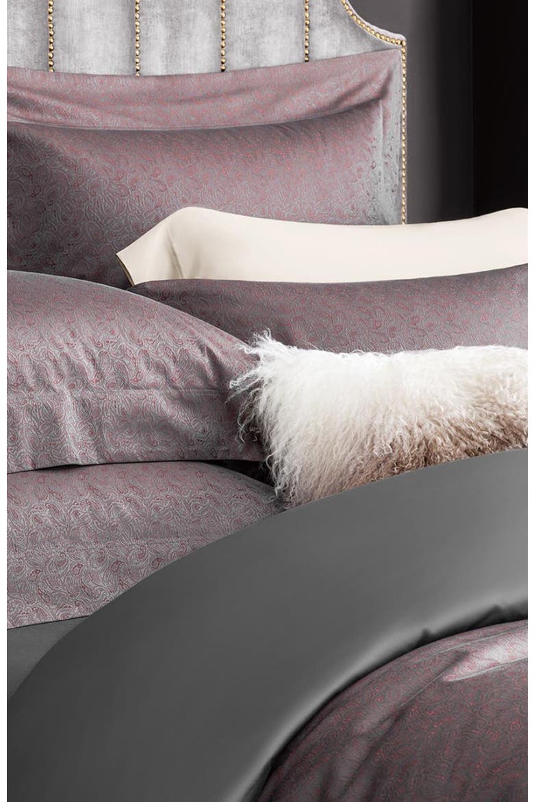 Ashton Duvet Cover, Alternate, color, Red