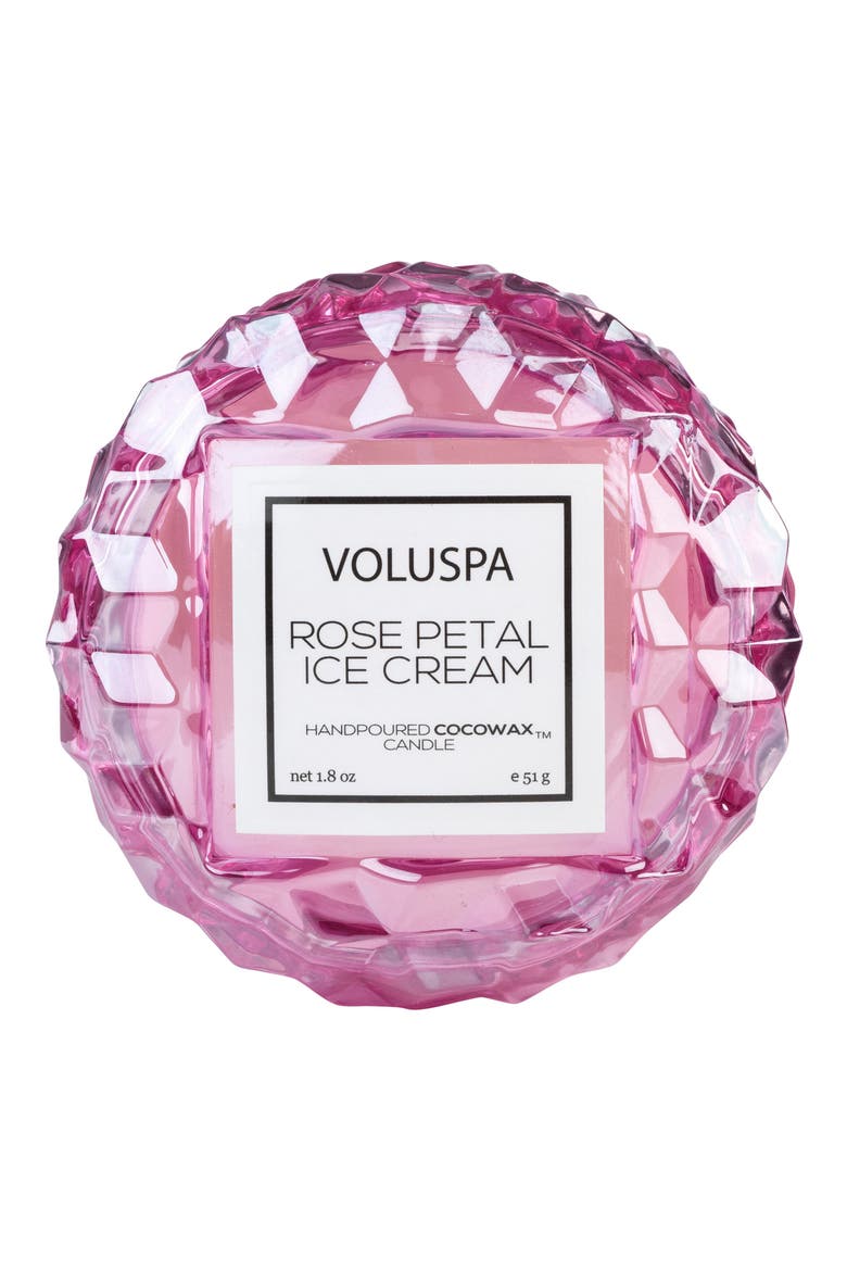 Roses Macaron Candle, Main, color, ROSE PETAL ICE CREAM