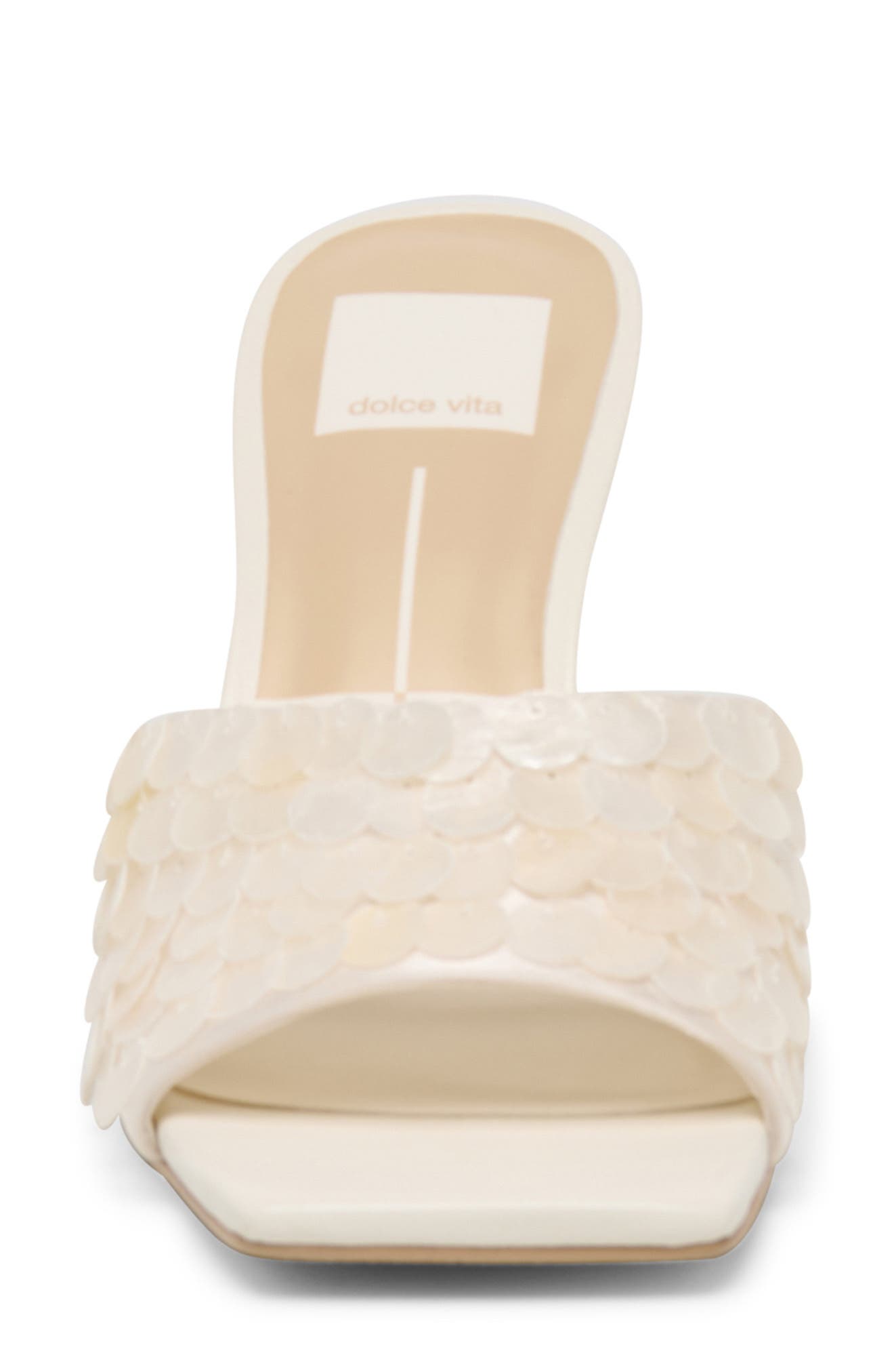 Dolce Vita Nandy Confetti Sandal, Alternate, color, Ivory Sequin