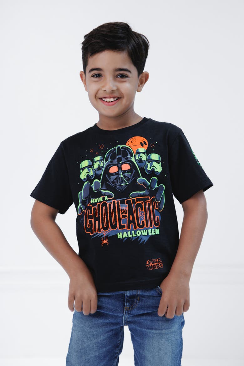 Holiday T-Shirt, Alternate, color, Vader Black