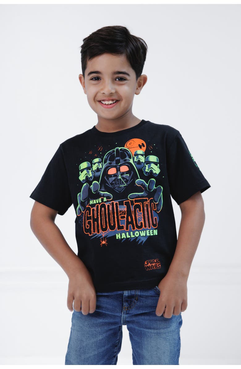Star Wars Holiday T-Shirt, Alternate, color, Vader Black