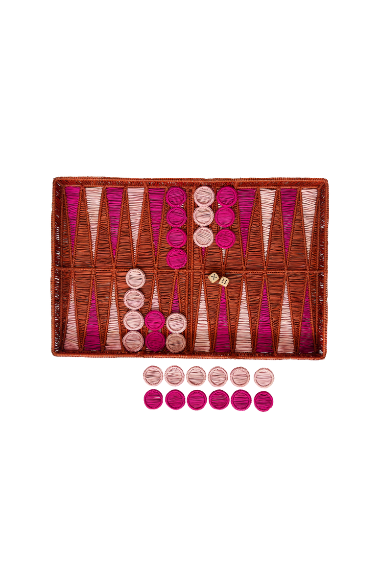 Backgammon Board Game, Main, color, Red