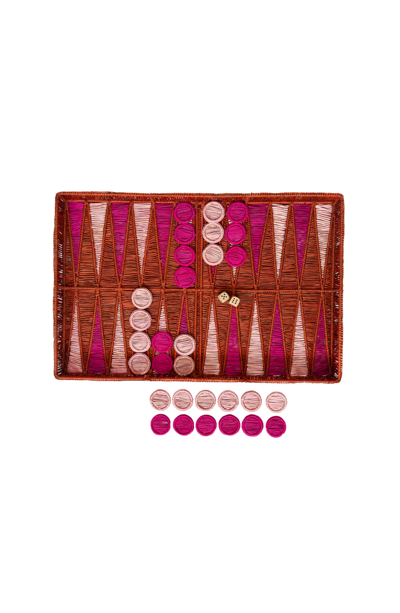 Coro Cora Backgammon Board Game, Main, color, Red