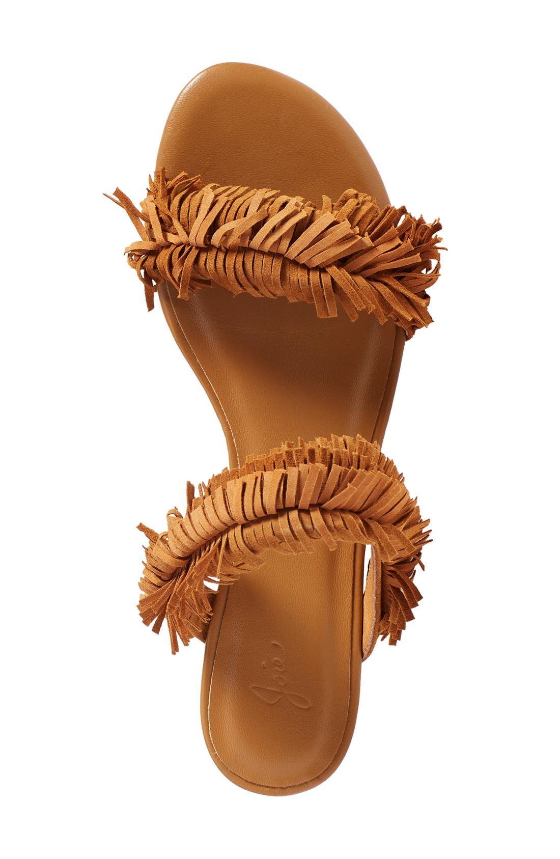 Joie 'Pippa' Fringe Slide Sandal, Alternate, color, 