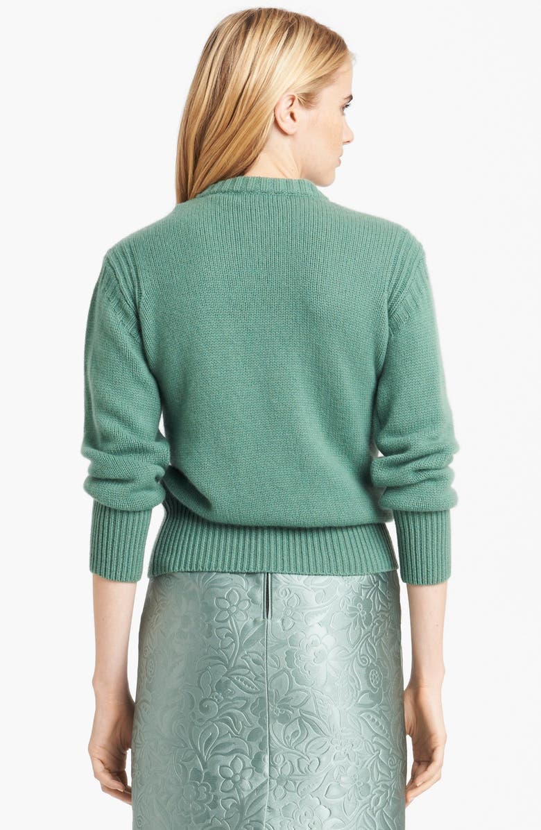 Burberry Prorsum Embellished Sweater, Alternate, color, 