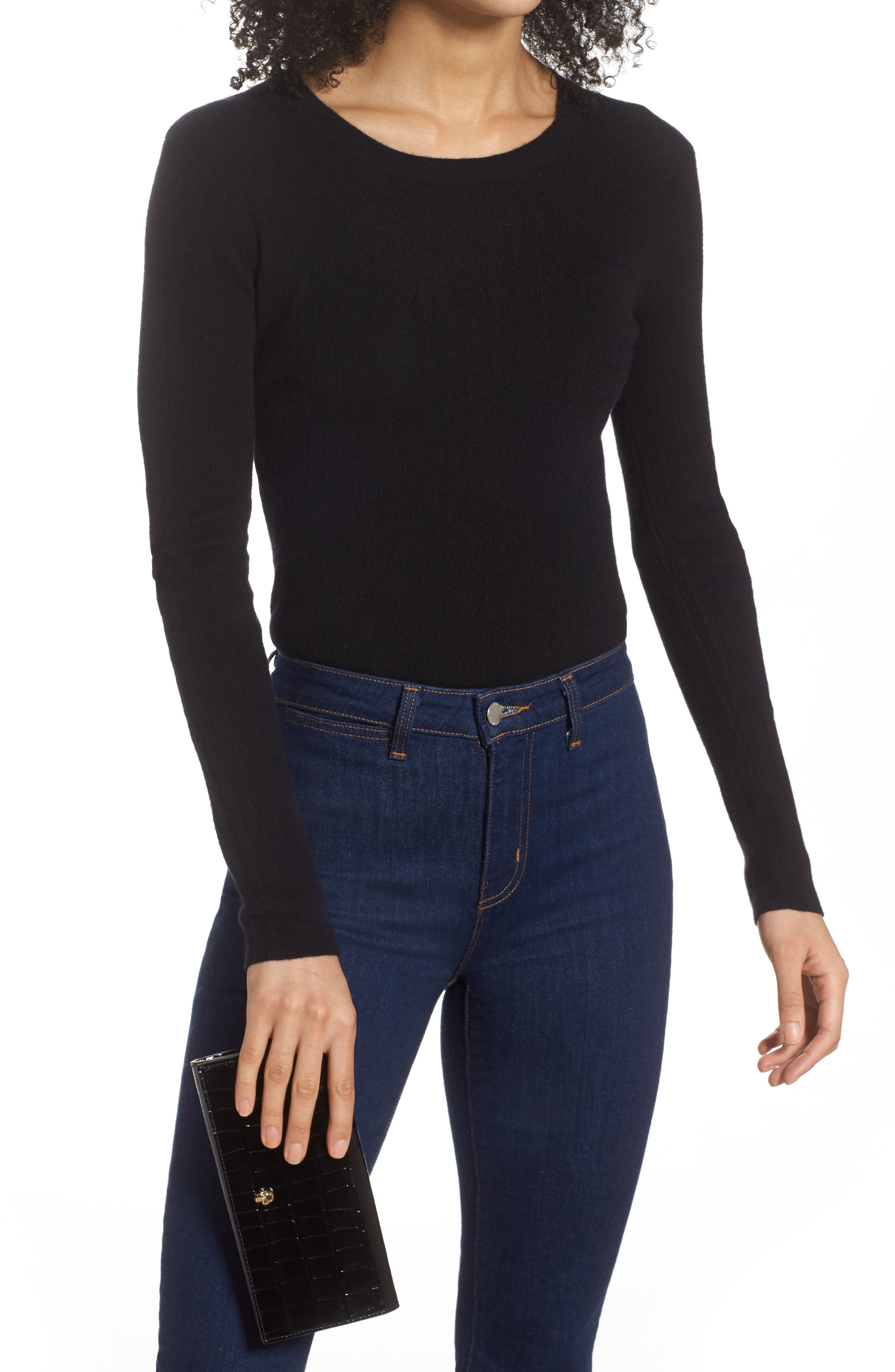 McQueen Alexander McQueen Skull Croc Embossed Leather Wallet on a Chain, Alternate, color, 