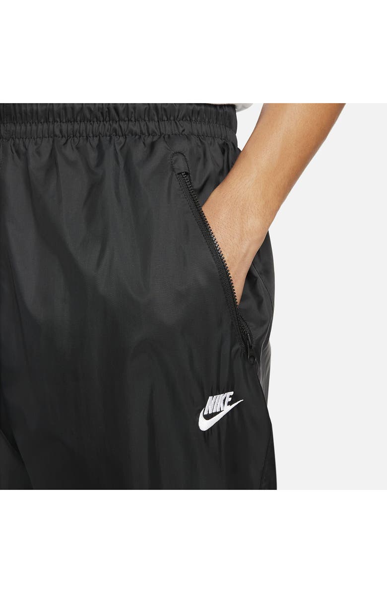 Nike Windrunner Woven Lined Pants, Alternate, color, Black/ Black/ White