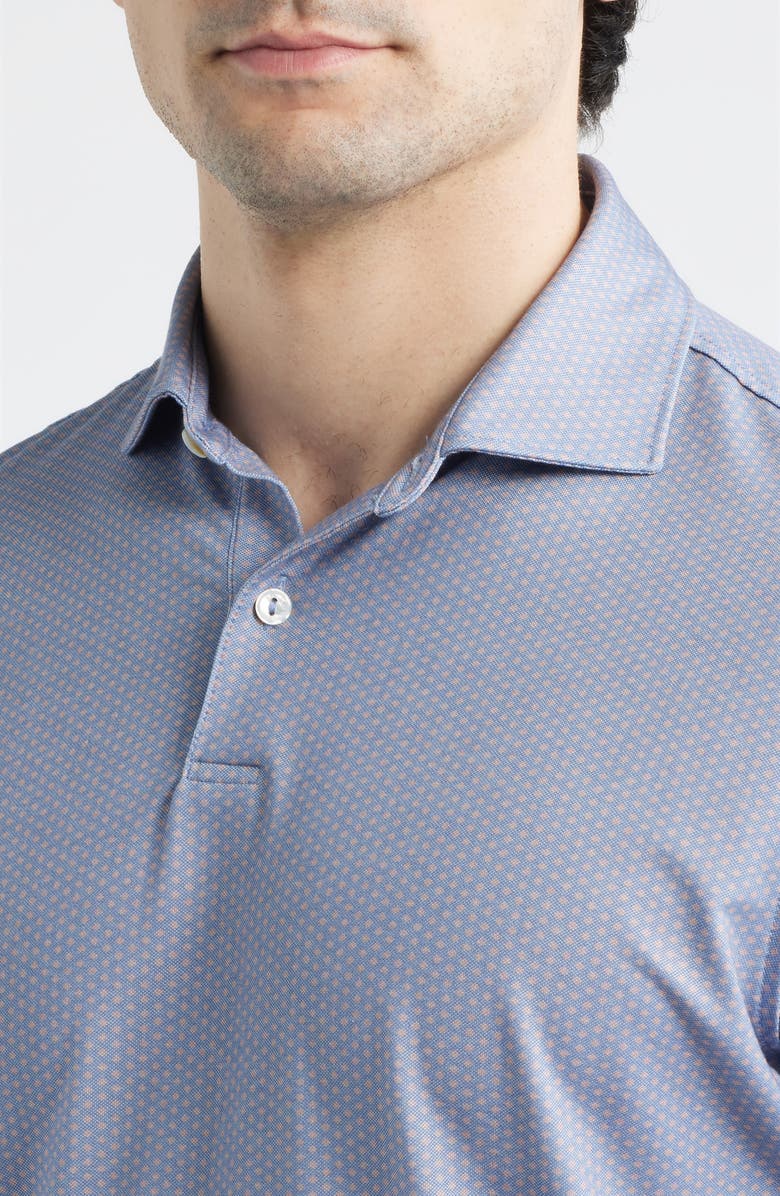 Peter Millar Crown Crafted Albatross Pima Cotton Blend Polo, Alternate, color, Navy