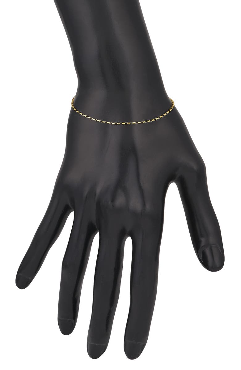 HAWLEY ST 14K Gold Long Link Box Chain Bracelet, Alternate, color, 