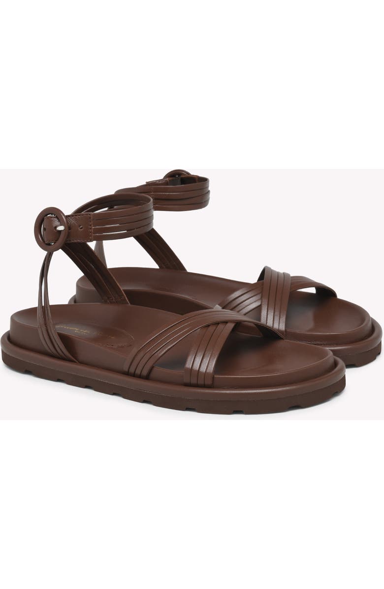 Gianvito Rossi Lianne Flat, Alternate, color, Brown Nappa