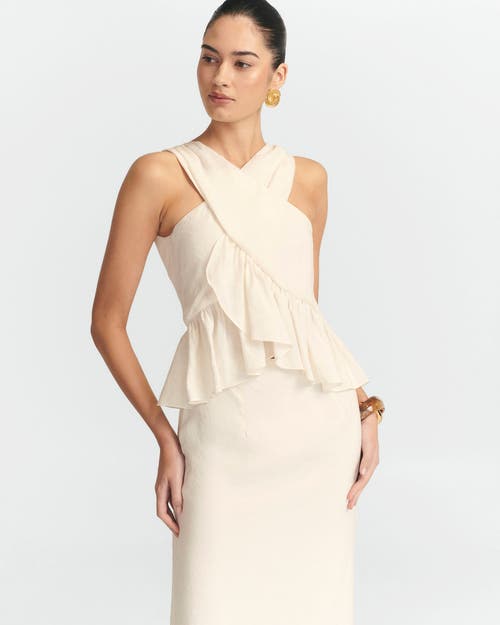 St Mrlo Aloe Maxi Dress In White