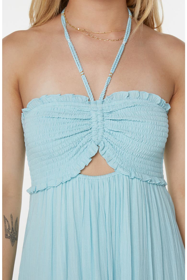 Saltwater Sweetness Convertible Maxi Dress, Alternate, color, TIBETAN STONE SOLID