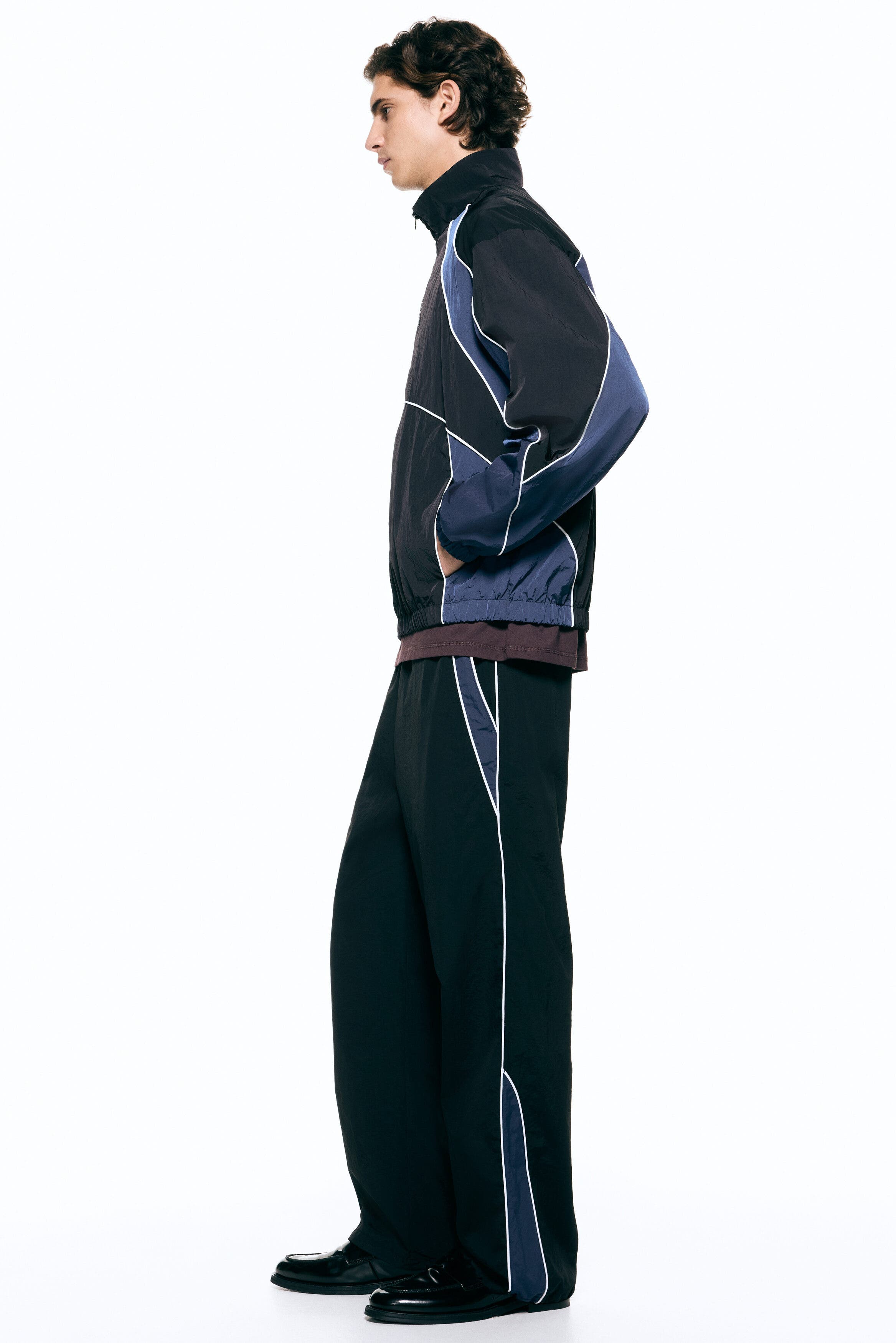 Loose Fit Nylon Track Pants - image 2