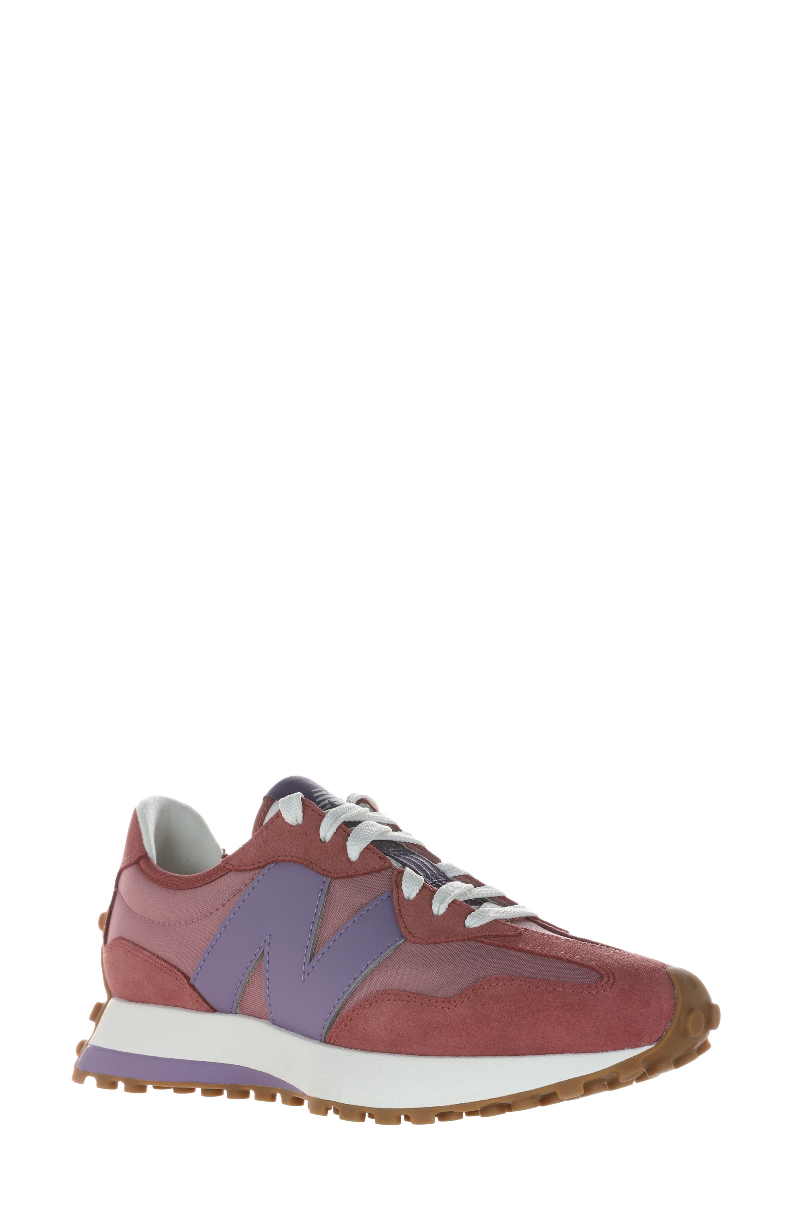 New Balance 327 Sneaker, Main, color, Rosewood/ Candied Violet