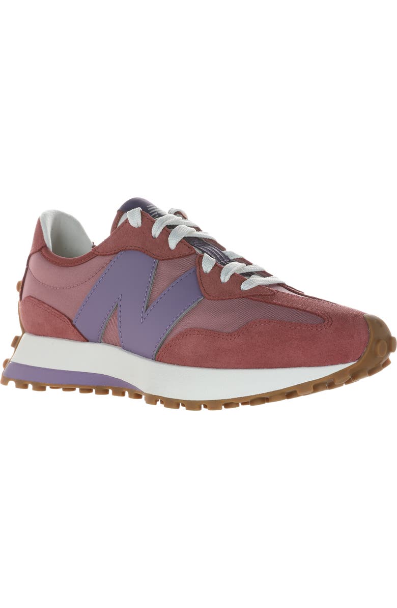 New Balance 327 Sneaker, Main, color, Rosewood/ Candied Violet