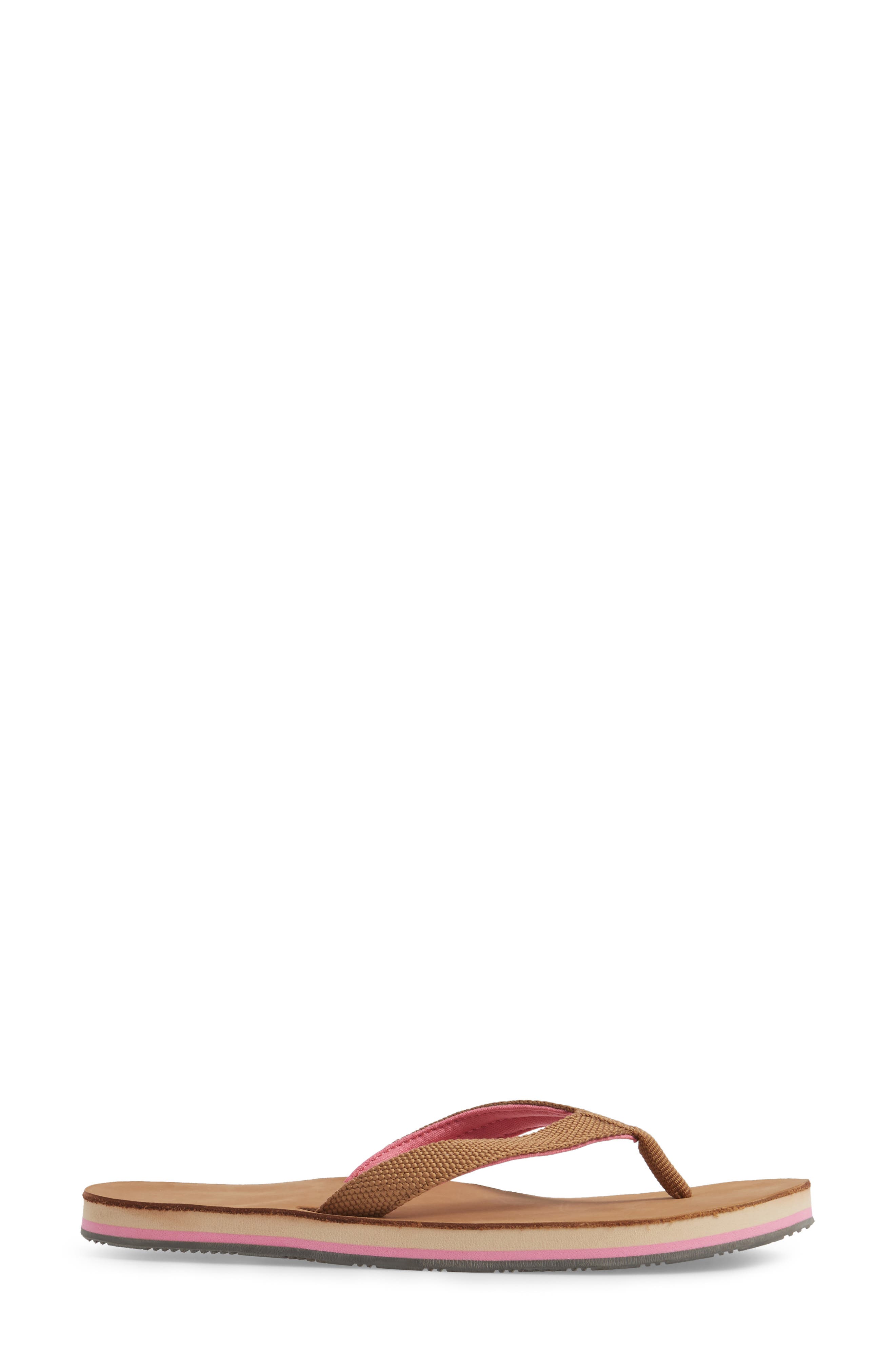 Scouts Flip Flop, Alternate, color, TAN/ SHELL PINK
