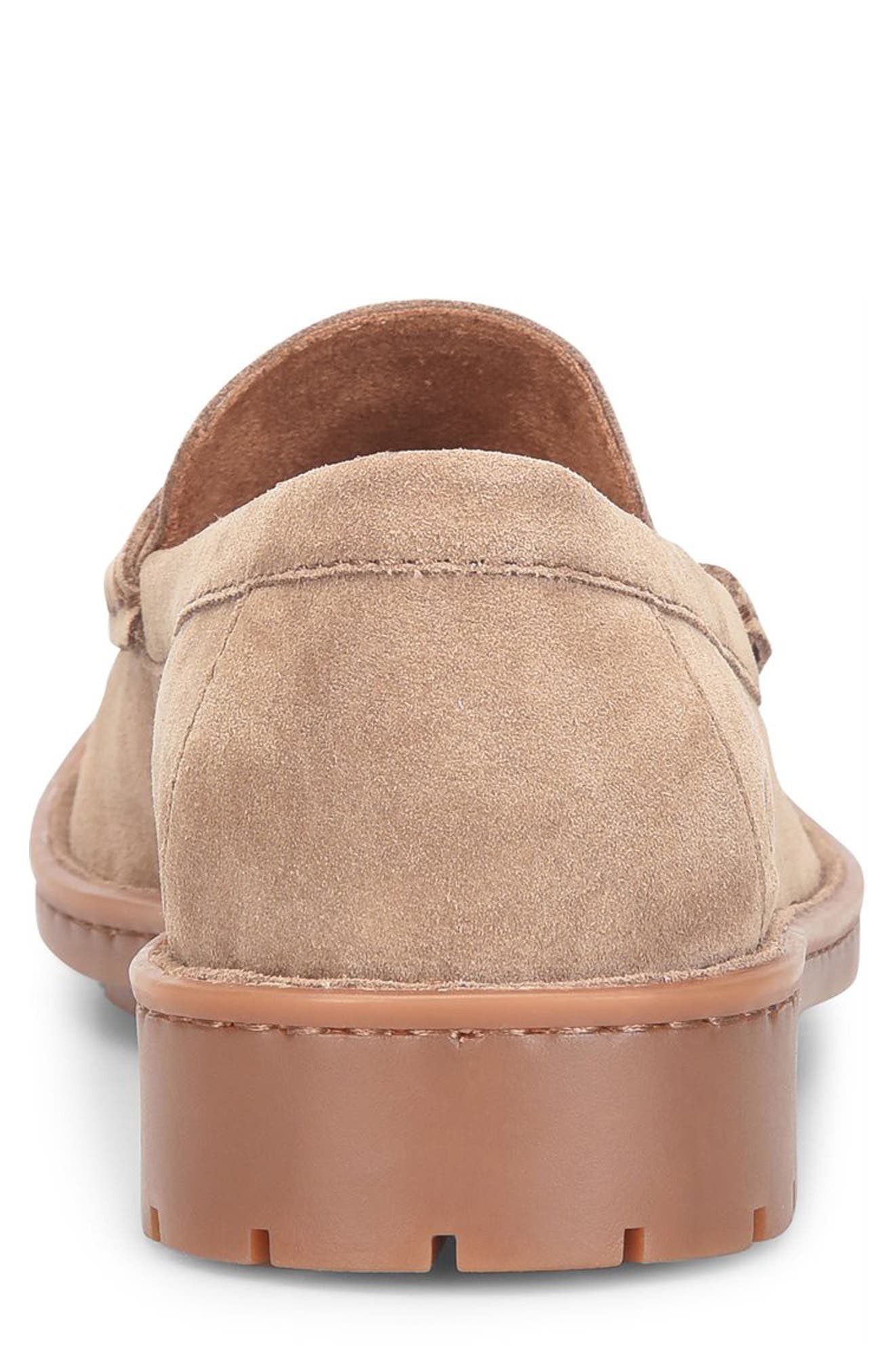 Børn Langley Penny Loafer, Alternate, color, Taupe Suede