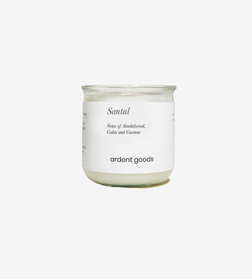 Ardent Goods Santal Spanish Glass Candle In Transparent