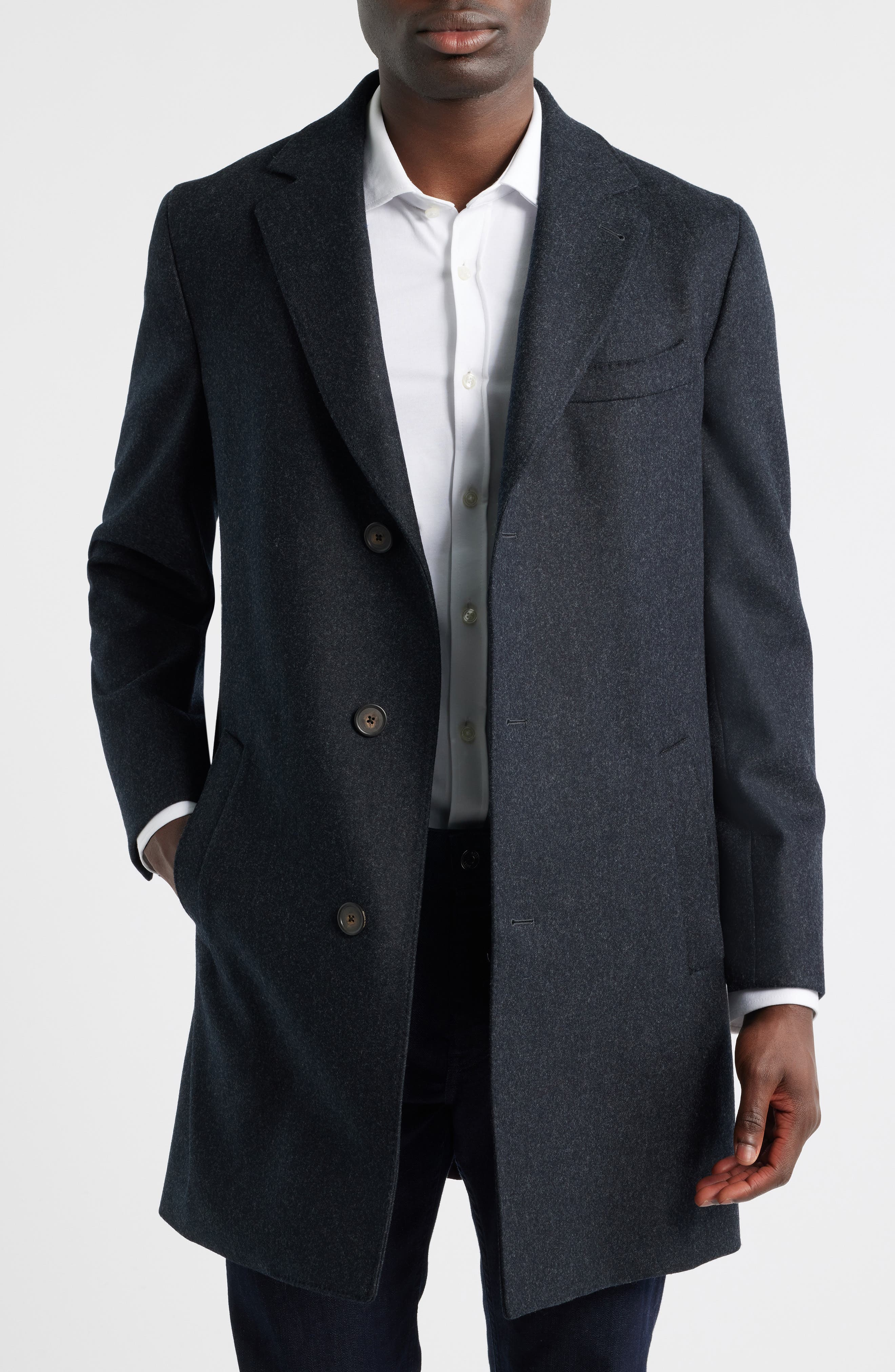 Jack Victor Delroy Wool Topcoat (Men) | Nordstrom