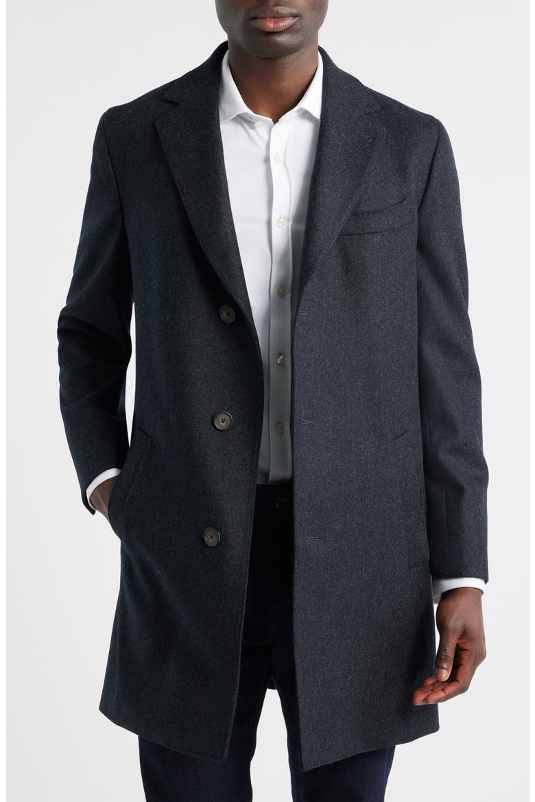 Delroy Wool Topcoat, Alternate, color, CHARCOAL