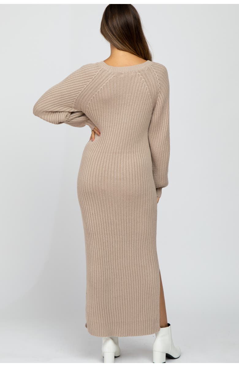 PinkBlush Side Slit Maxi Sweater Dress, Alternate, color, 