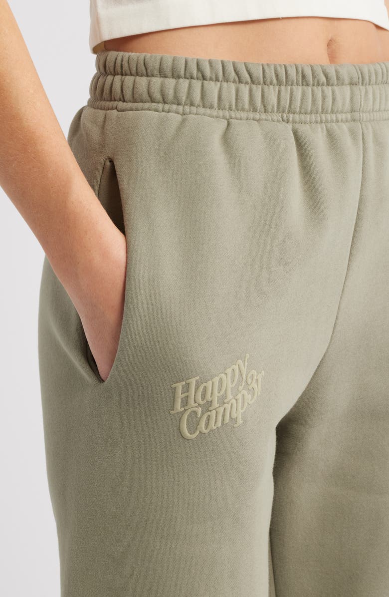 HAPPY CAMP3R Puff Series Core Logo Cotton Blend Joggers, Alternate, color, Dusty Olive